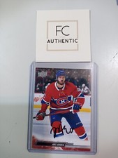 Joel Armia Signed Upper Deck Autograph Montreal Canadiens Signature Auto Coa #1