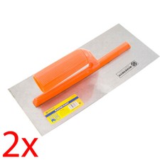 2 X HEAVY DUTY 11 INCH FLOAT PLASTERING BRICKLAYING HAND TOOL BUILDERS HANDLE