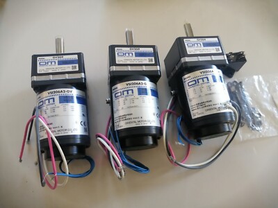 3 Oriental Motor VSI206A2-GV With GV2G9 Gear Reducers