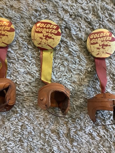 Vintage Lot Of 3 University Minnesota Golden Gophers Football Helmet Pins Button - Picture 3 of 9