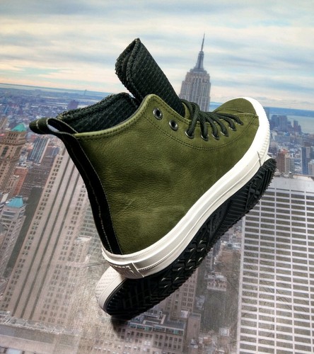 Converse Chuck Taylor All Star Waterproof Hi Top Utility Green Size 9.5  162408c | eBay