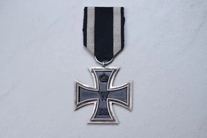 WWI GERMAN 1914 IRON CROSS 2nd CLASS ON ORIGINAL RIBBON