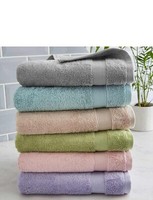 Christy Refresh 100% Combed Cotton 550gsm Towels & Bath Mat - Luxury Solid Color