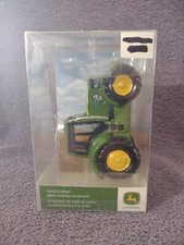 JOHN DEERE TRACTOR ORNAMENT NEW EUROPEAN MOUTH BLOWN GLASS CHRISTMAS KURT ADLER.