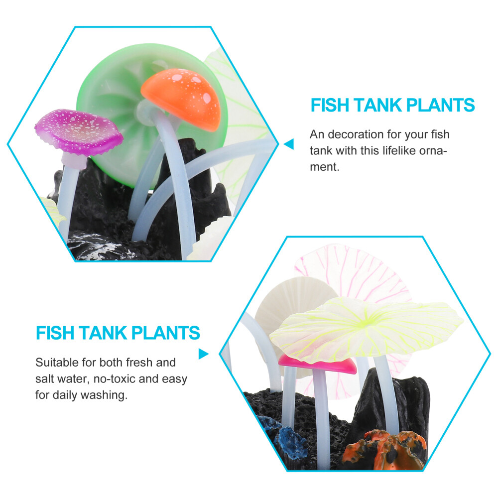 Fake Plants Fish Tank Aquarium Decorations Plants Aquarium Plant eBay