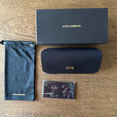 Empty Dolce & Gabbana Eyeglass Case Dolce&Gabbana Eyeglass Cases & Storage for sale | eBay main image 4