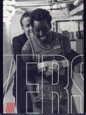 New Portland Trail Blazers Postcard: Al-Farouq Aminu & Coach Terry Stotts Embrac