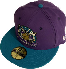 Men Manitoba Moose 2 Tone Custom Logo New Era 59fifty Fitted Hat Cap AHL Hockey