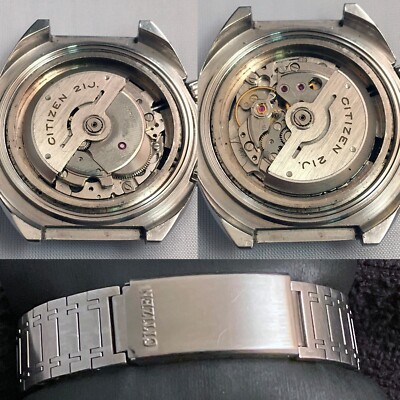Rare Citizen 68-0516 World Time GMT Automatic Silver Dial 1970s
