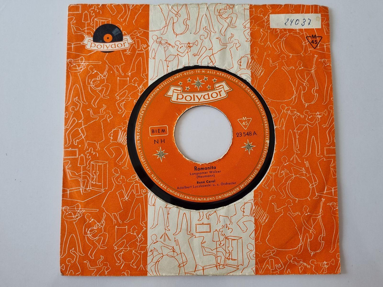 7"" Single Rene Carol - Romanita Vinyl Germany