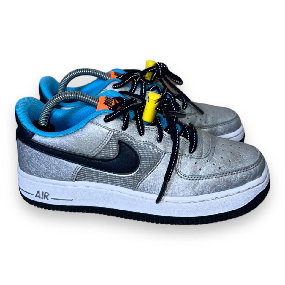 Nike Air Force 1 Low GS "Sky Nike" CW6011-001 Youth 4 Women's 5.5 - Image 4 of 4