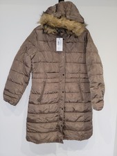 Just Hype Longline Iron Padded Puffer Jacket Uk 14 New With Tags