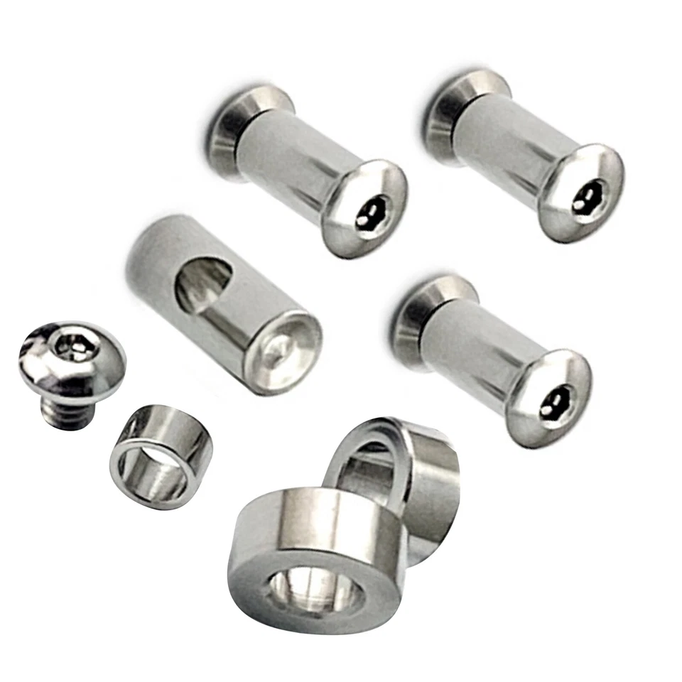 Titanium DIY Folding Knife Handle Screws Set for Chris Reeve Large Sebenza 21 F Foto 4 de 4