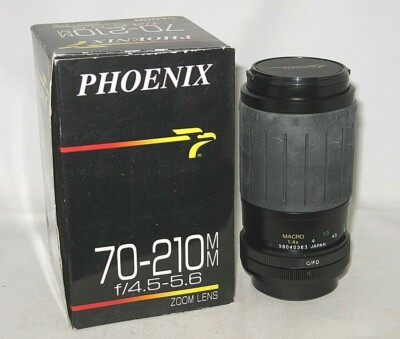 Phoenix 70-210mm f 4.5-5.6 lens for Canon FD