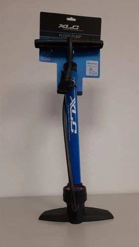 XLC Standpumpe ´Delta´ PU-S04 11 bar, mit Dualkopf, blau