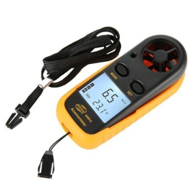 GM816 Handheld LCD Anemometer 0-30m/s 10-45  Wind Speed /Temperature Meter--
