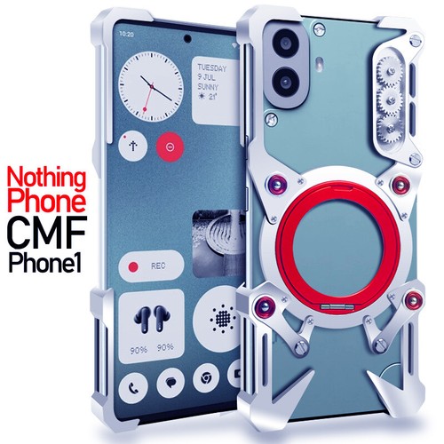 Shockproof Metal Protective Rugged Ring Stand For Nothing CMF Phone 1 2 Pro Case - 第 5/26 張圖片