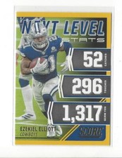 2021 Score Next Level Stats Gold #18 Ezekiel Elliott Cowboys