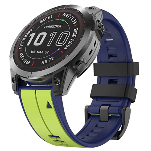 For Garmin Fenix 6 / 6 Pro 6X 7 Strap Silicone Fitness Quick Release Sports Band - Picture 7 of 72