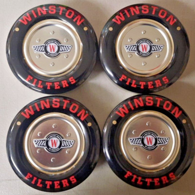 4X Winston Cigarettes Tire Tin Collection First Cut NOS Vintage 