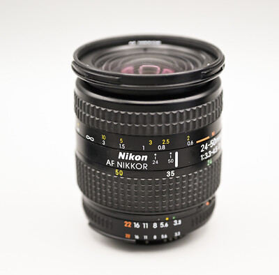 AF Nikkor 24-50mm 1.33-4.5 D Wide angle Zoom Lens for Nikon