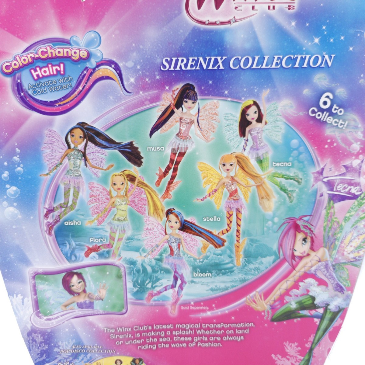 Jakks Pacific Winx Club 2013 Tecna Sirenix Fairy Doll! NIB | eBay