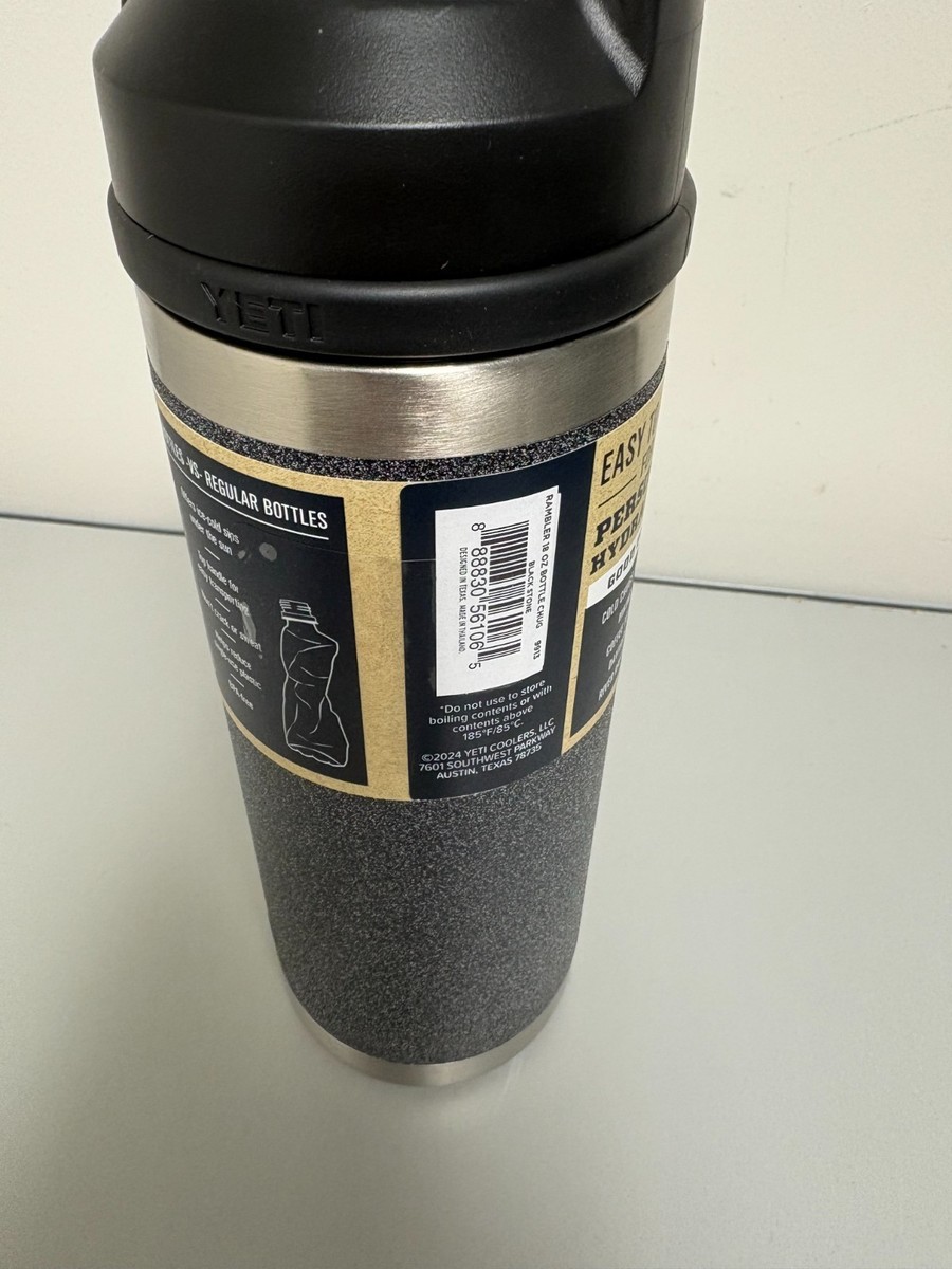 NEW YETI® BLACKSTONE 18oz Bottle Black - Brand New Chug Bottle | eBay