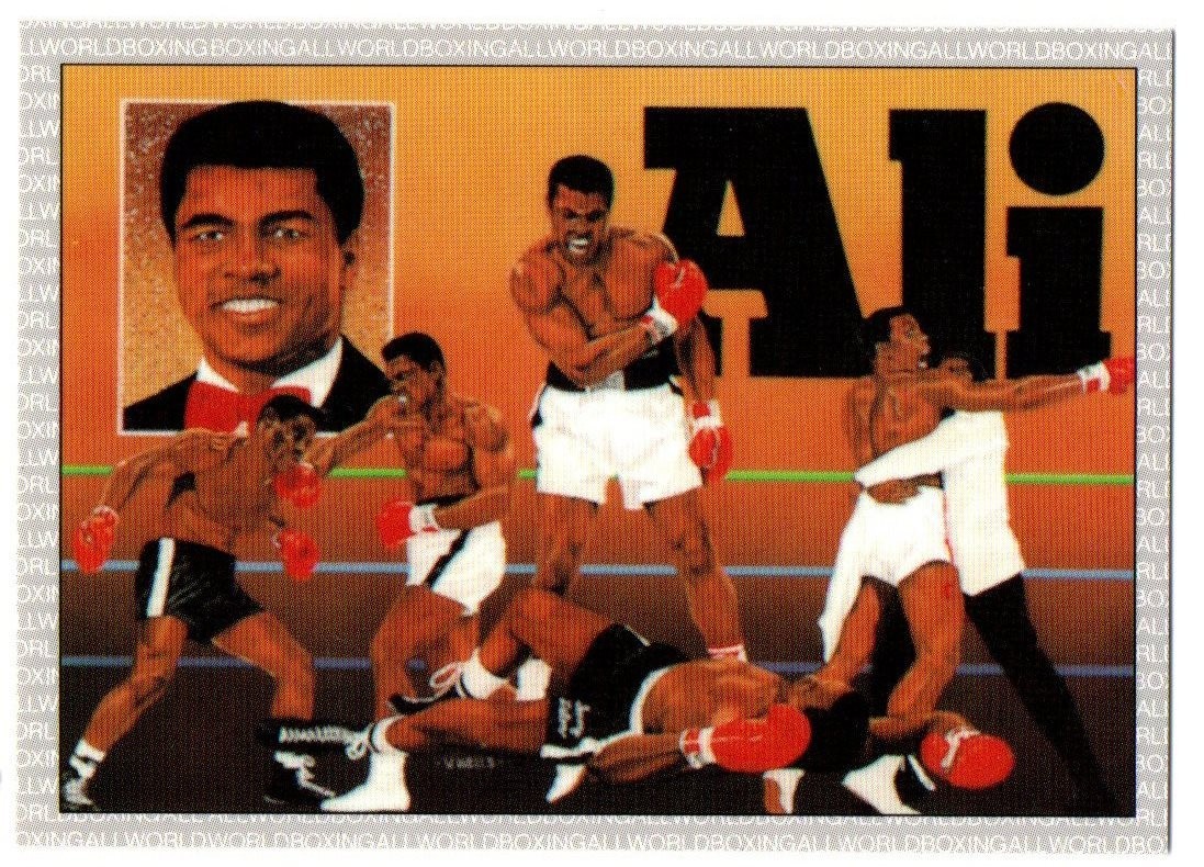 1991 All World Boxing - Muhammad Ali #1, Checklist cards #1-50