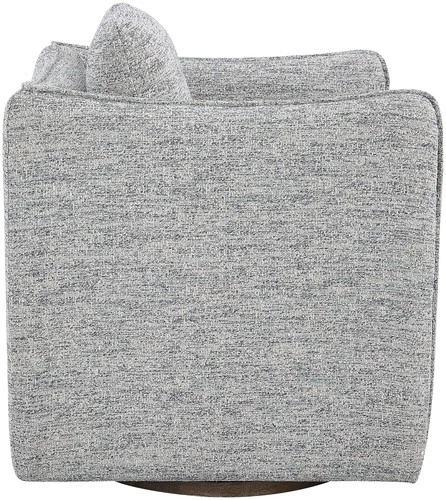 Uttermost 23820 Corben 30"W Hardwood Framed Polyester Accent - Blue - Picture 2 of 5