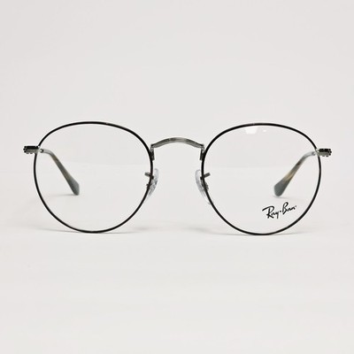 Ray-Ban RB 3447V Unisex Round Glasses in Black / Gunmetal / Tortoise | 50mm