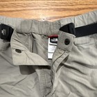 The North Face Men's Gray Nylon Canvas Cargo Shorts Belted Buckle Pockets — photo 9