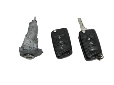 Türschliesszylinder li vo 2x Schlüssel Türschliesszylinder für Skoda Octavia
