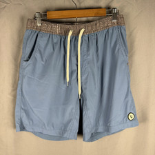 Vuori Kore Indigo Blue Lined 7" Performance Stretch Shorts V302Mens Small