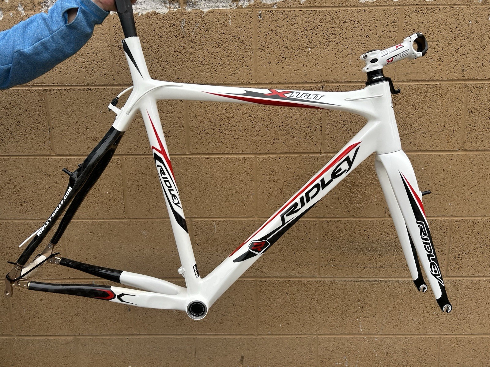 54cm Ridley X-Night Carbon Cantilever Rim Brake CX Frameset Cyclocross