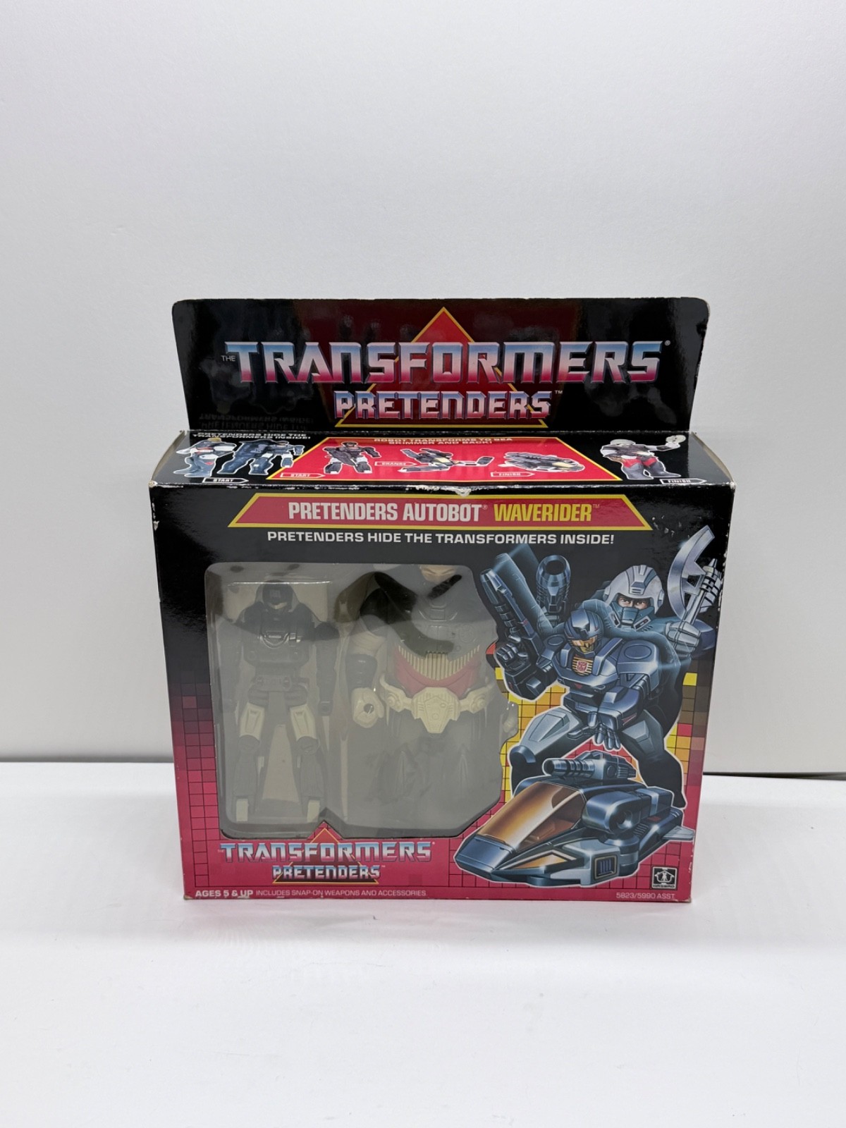 Transformers G1 WAVERIDER AFA MISB Pretenders MIB MOSC MOSC Sealed Vintage 