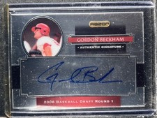 Beckham, Gordon - 2008 Razor Signature Series Metal - Autograph