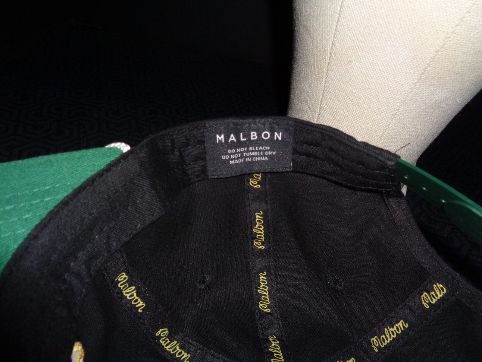Malbon Golf Rope Snapback Hat x Girl Skateboards Collab Rare Script Logo AS IS image 8