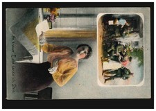 Postcard In faithful love I think yours! 2 pictures, field post 17.2.1917 with BS