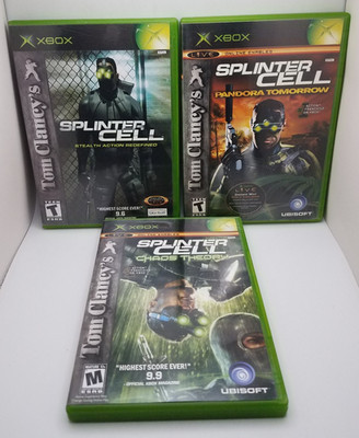 Splinter Cell Original Xbox Trilogy (Microsoft Xbox) *All 3 Complete*