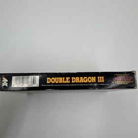 Double Dragon III NES Nintendo 1990 caja manual juego completo