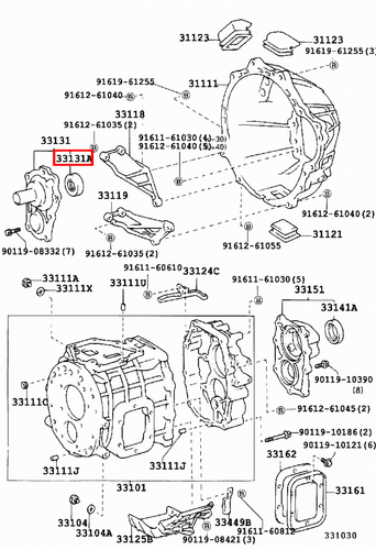 Genuine LandCruiser HZJ76 HZJ74 HZJ71 HZJ105 Front Gearbox Input Shaft Oil Seal - Picture 15 of 20