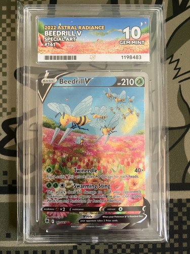 Beedrill V graded ACE 10 for sale on eBay