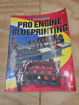 Motorbooks Workshop Series Pro Engine Blueprinting by Ben Watson Free Shipping 