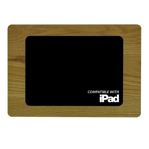 iPad Wandhalterung aus Holz