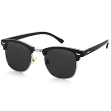 Kursan Classic Semi Rimless Polarized Sunglasses for Men Women Sports Sun Gla...