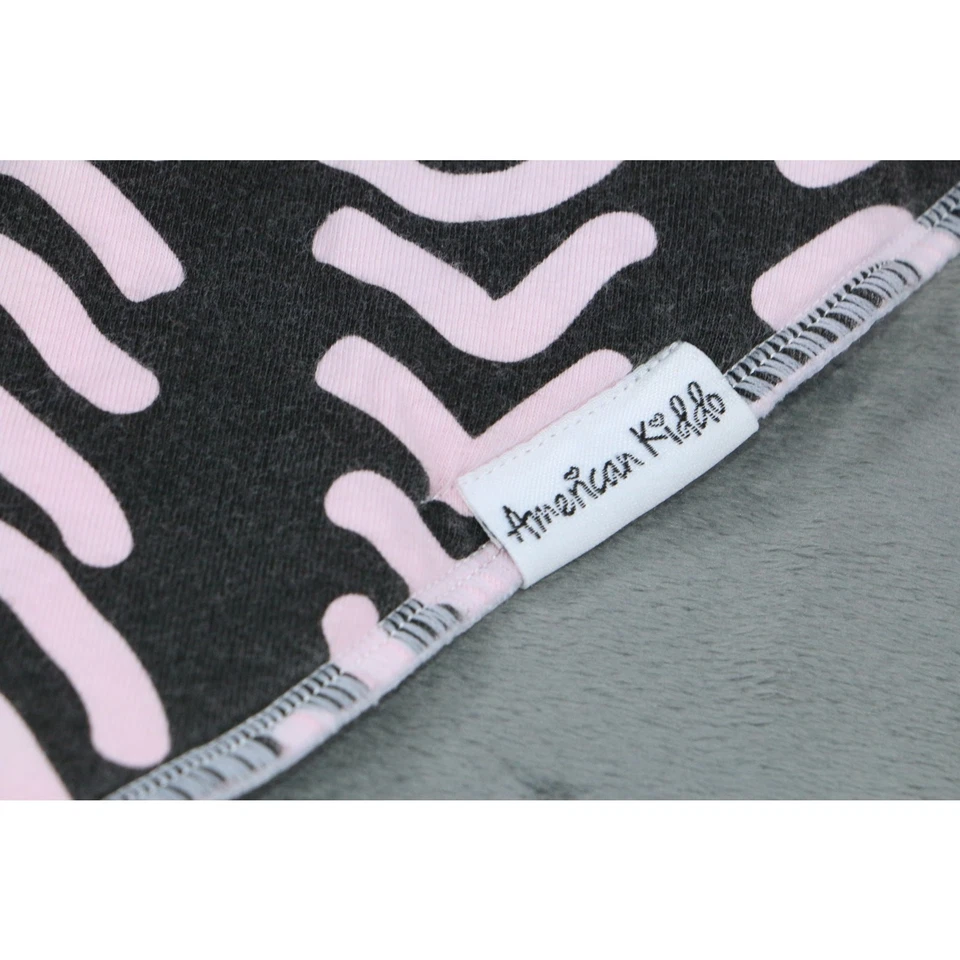 Lote de 2 baberos bandana bebé KIDdo cobre perla y americano rosa verde negro a presión  Foto 2 de 4