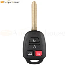 1x Remote Uncut Key Fob Shell Case For Toyota Camry RAV4 2014 2.5L L4