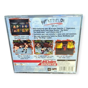 WWF Attitude Sega Dreamcast 1999 Wrestling Video Game T-8103N Acclaim Sports CIB
