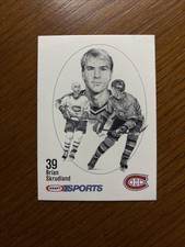 1986-87 Kraft Drawings #39 Brian Skrudland Montréal Canadiens NMMT