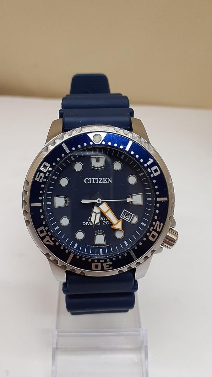 Citizen E168-S100631 Promaster Diver Watch Unisex Quartz Blue 200m Citizen E168-S100631 Promaster Diver Watch Unisex Quartz Blue 200m
